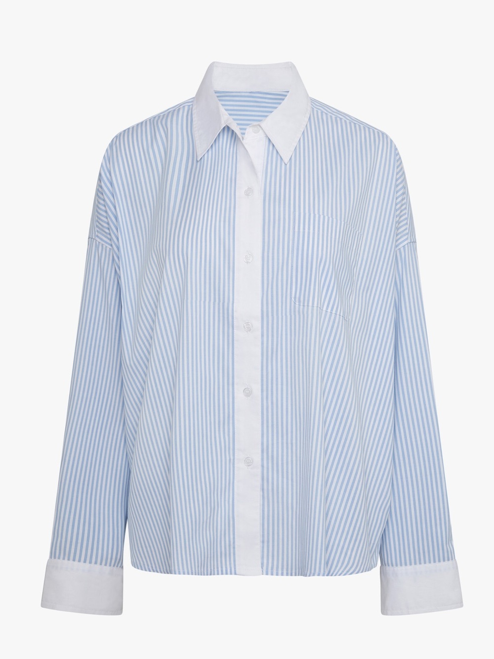 WeWoreWhat Light Cropped Button-Down Shirt — Size XXS (NWT)